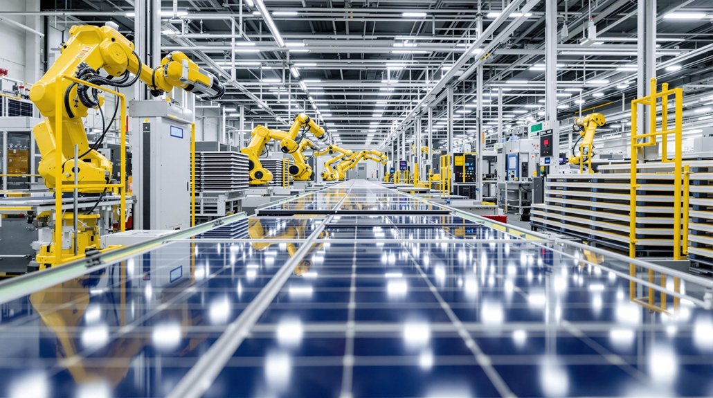 cost of solar panel production
