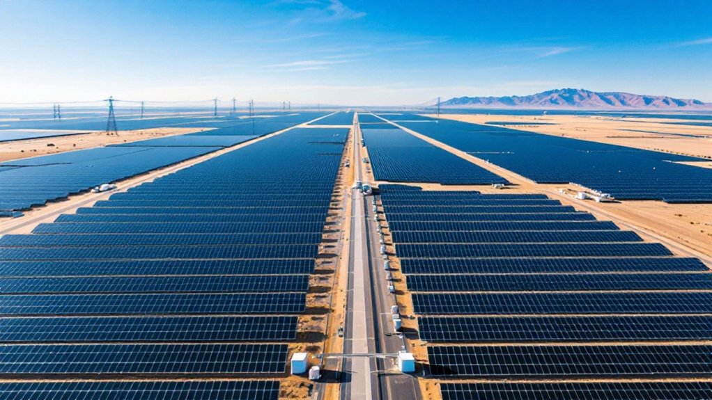 large scale solar energy facility