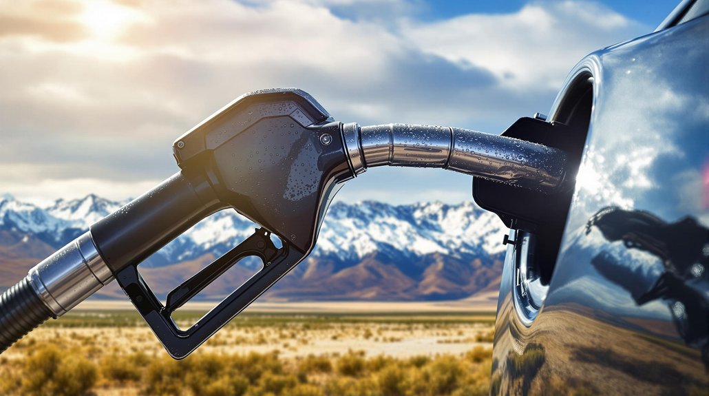 gas pump climate warnings