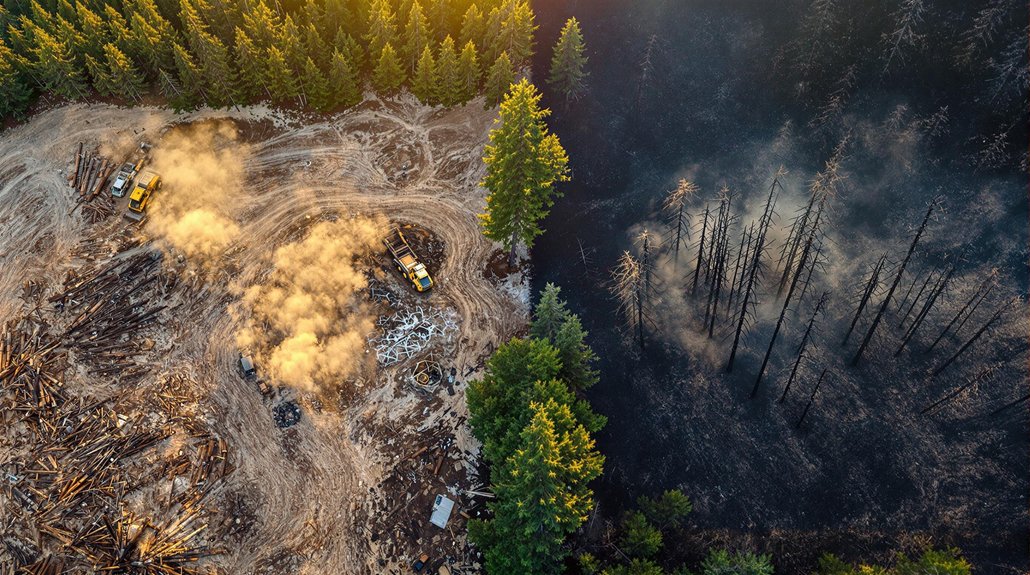 logging increases wildfire risk