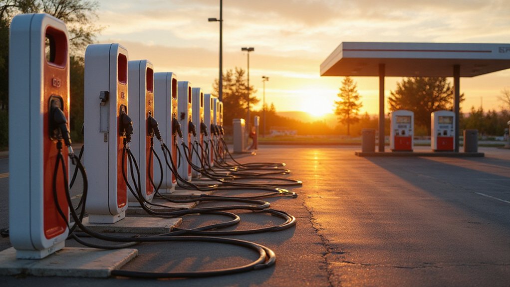 ev chargers outnumber gas nozzles