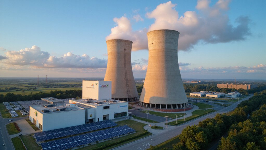 google funds nuclear plants