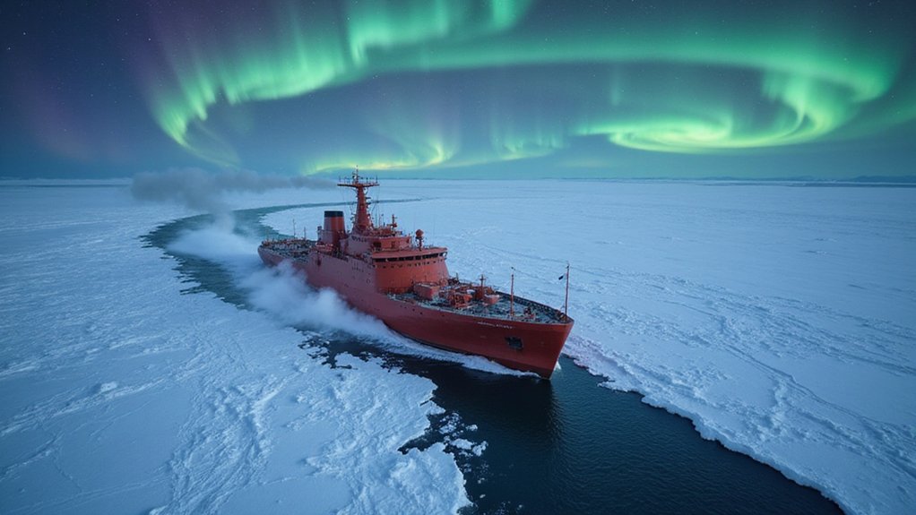nuclear powered arctic trade routes