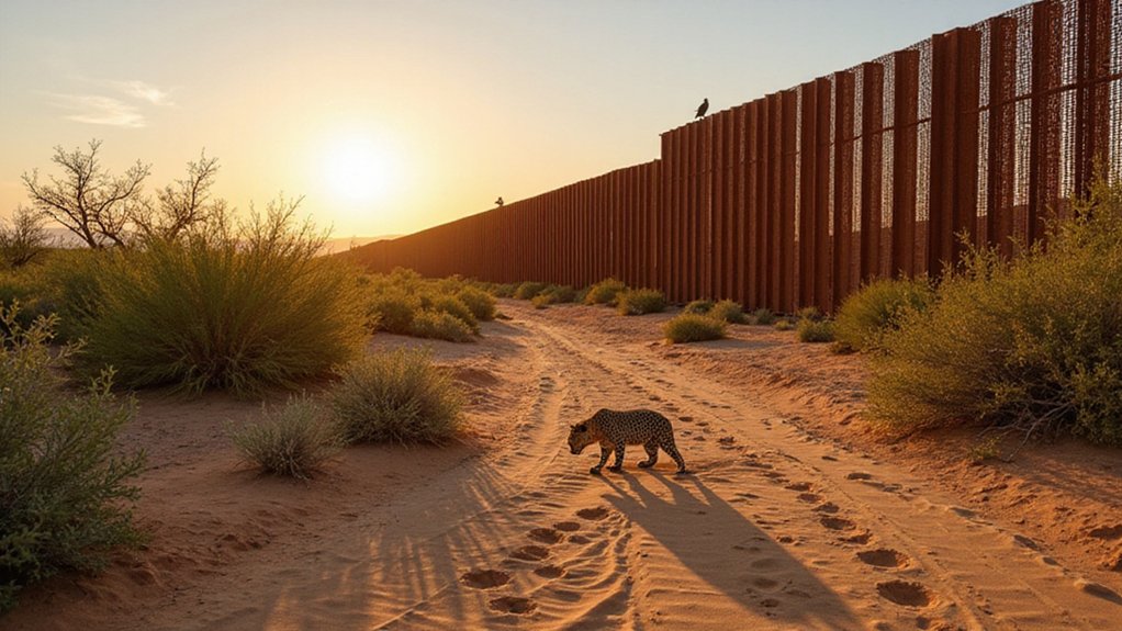 wildlife harmed by border wall