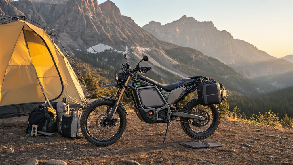 swappable battery adventure motorcycle