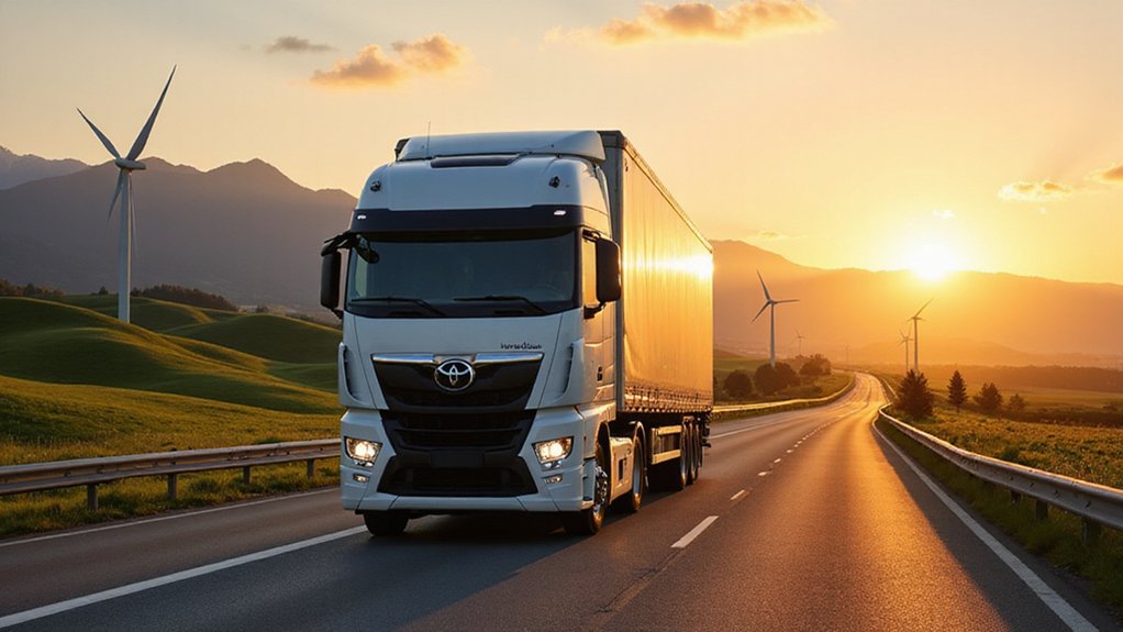 toyota s hydrogen trucks launched