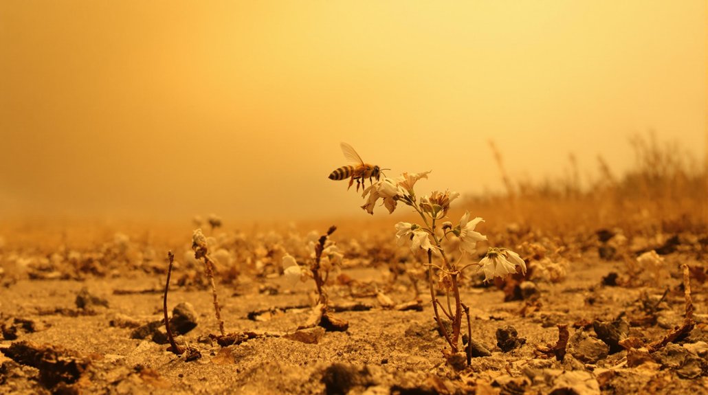 bees struggling amidst climate crisis