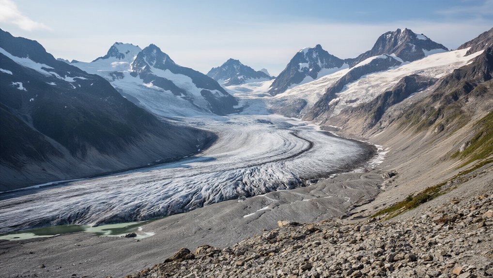 glaciers melting before summer