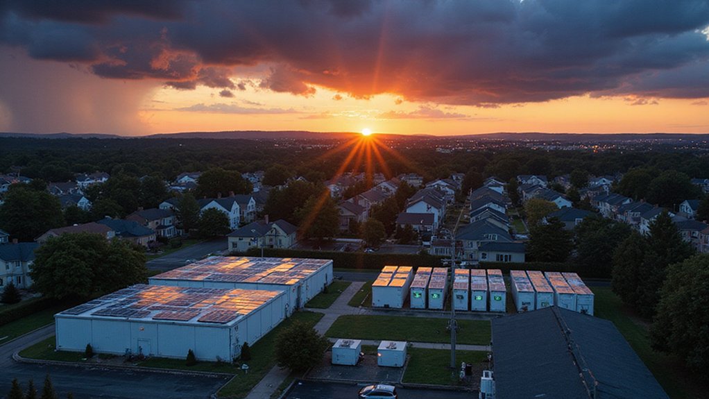 solar power averted blackout