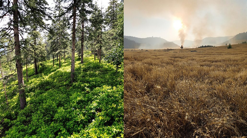 wetter climate increases wildfires