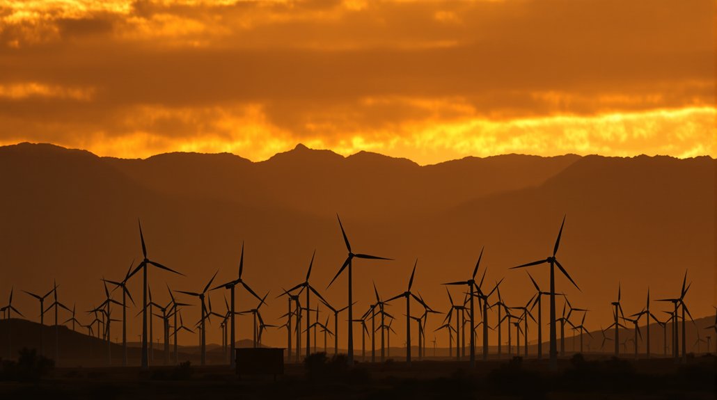 wind turbines transformed palm springs