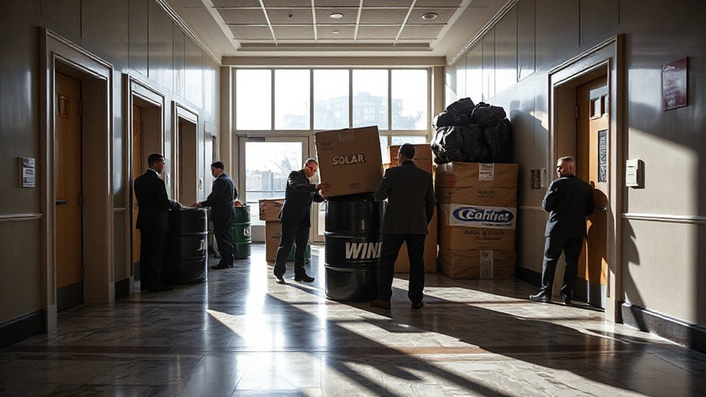 renewable energy offices diminished