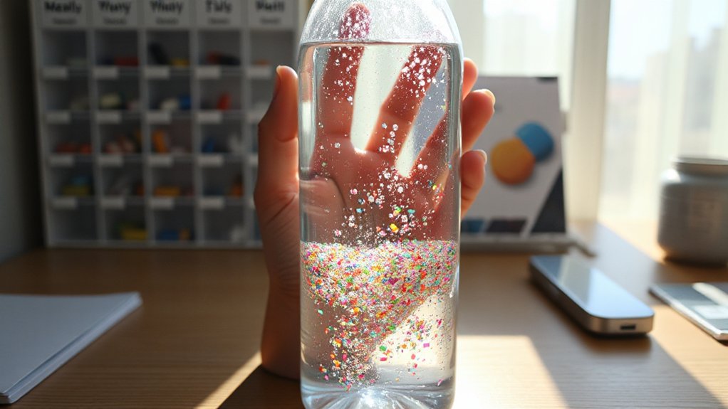 microplastics from bottled water