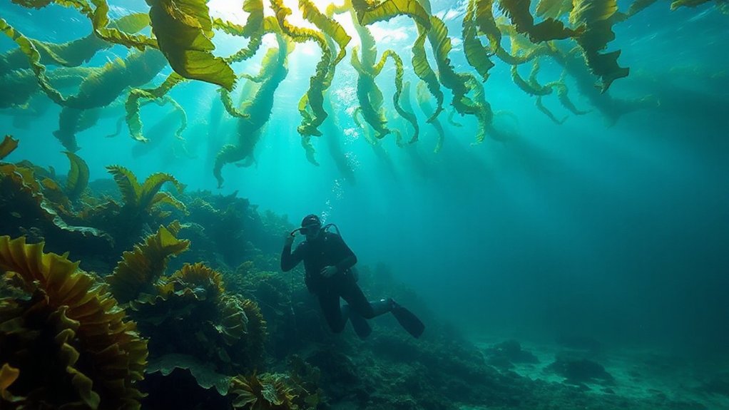seaweed farms carbon storage
