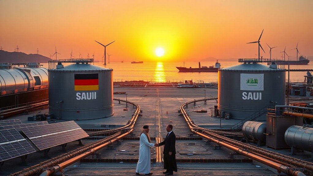 saudi german green ammonia collaboration